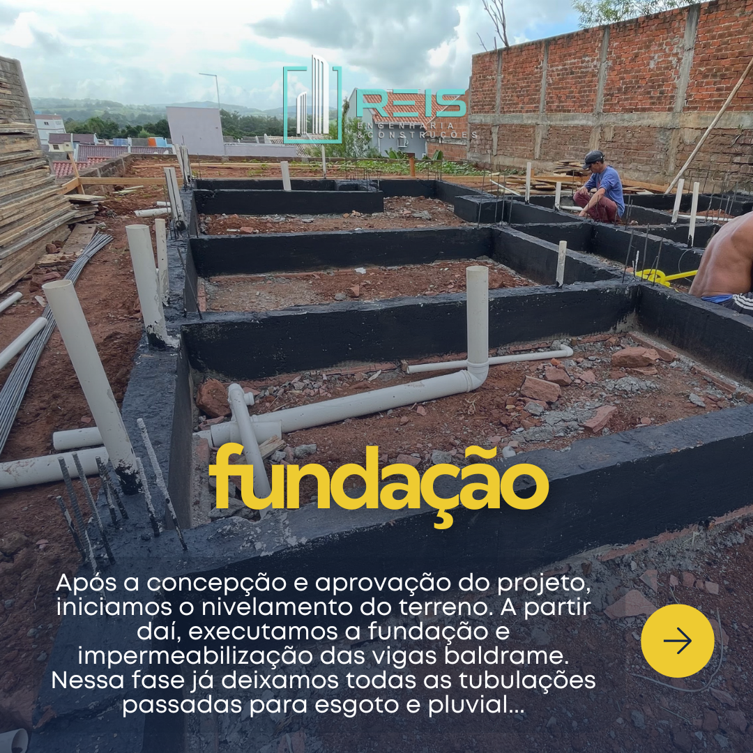 Fundação e impermeabilização